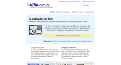 Desktop Screenshot of iclin.com.br