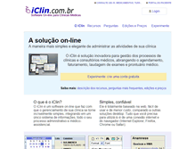 Tablet Screenshot of iclin.com.br